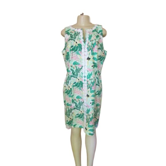 New w Tags, Crown & Ivy Bunny Floral Sleeveless Dress Size 16 - Picture 2 of 8